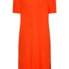 T-shirt-jurk Met Uitsnijding In Oranje -NAOMI Kleding Winkel f58eb875 2c1c 44 137208 X